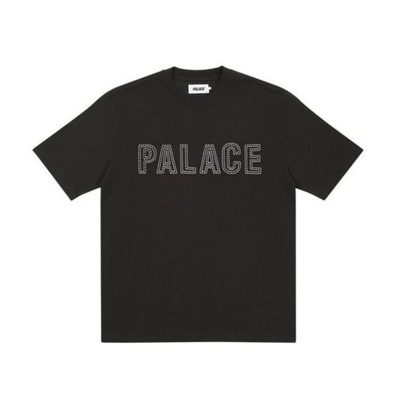 Palace Men's Contrast Stitch Black T-Shirt - Picture 1 of 4